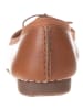 Clarks Leren ballerina's "Freckle Ice" lichtbruin