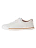 Clarks Skórzane sneakersy "Un Maui Lace" w kolorze białym