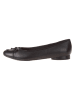 Clarks Skórzane baleriny "Loreleigh Rae" w kolorze czarnym