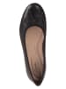 Clarks Skórzane baleriny "Loreleigh Rae" w kolorze czarnym