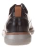 Clarks Skórzane trzewiki "Brantin Plain" w kolorze czarnym