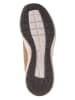 Clarks Leren sneakers "Motion Trek" lichtbruin