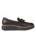 Clarks Leren sleehakmocassins "Zylah May" zwart