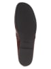 Clarks Skórzane baleriny "Livia Sky" w kolorze czerwonym z paskiem