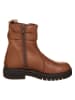 lamino Leren boots lichtbruin