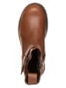 lamino Leren boots lichtbruin