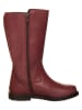 lamino Leder-Stiefel in Rot