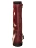 lamino Leder-Stiefel in Rot