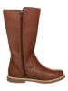 lamino Leder-Stiefel in Hellbraun