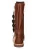 lamino Leder-Stiefel in Hellbraun