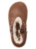 lamino Leder-Boots in Hellbraun