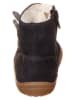 lamino Leren boots donkerblauw