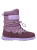 lamino Leder-Barfuß-Boots in Lila