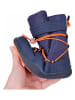 lamino Leder-Barfuß-Boots in Dunkelblau