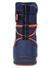 lamino Leder-Barfuß-Boots in Dunkelblau