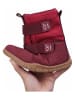 lamino Leder-Barfuß-Boots in Rot