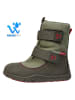 lamino Leder-Barfuß-Boots in Khaki