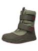 lamino Leder-Barfuß-Boots in Khaki