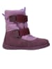 lamino Leder-Barfuß-Boots in Rot/ Lila