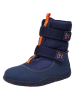 lamino Leder-Barfuß-Boots in Dunkelblau