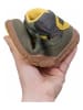 lamino Leder-Barfußschuhe in Khaki