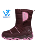 lamino Leren winterboots rood