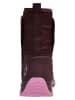 lamino Leren winterboots rood