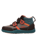 lamino Leren barefootschoenen bruin/blauw