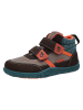 lamino Leder-Barfußschuhe in Braun/ Blau