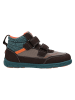 lamino Leren barefootschoenen bruin/blauw