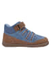 lamino Leren barefootschoenen blauw/lichtbruin