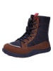 lamino Leren barefootschoenen donkerblauw