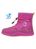 lamino Leder-Barfuß-Boots in Pink