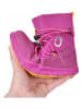 lamino Leder-Barfuß-Boots in Pink