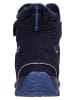 lamino Leder-Boots in Dunkelblau