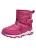 lamino Leder-Boots in Pink