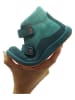 lamino Skórzane buty barefoot w kolorze turkusowym