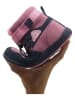 lamino Skórzane buty barefoot w kolorze różowo-granatowym