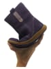 lamino Leder-Barfuß-Boots in Lila
