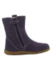 lamino Leder-Barfuß-Boots in Lila