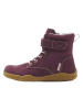 lamino Leder-Barfuß-Boots in Lila