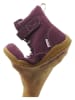 lamino Leder-Barfuß-Boots in Lila