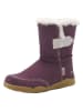 lamino Leder-Barfuß-Boots in Lila