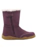 lamino Leren barefootboots paars