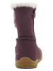 lamino Leder-Barfuß-Boots in Lila