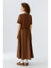 Oui Kleid in Braun