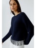 Oui Pullover in Dunkelblau