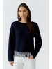 Oui Pullover in Dunkelblau