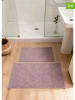 BELLA MAISON 2er-Set: Badematten ''Rosetta'' in Rosa