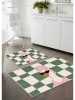 BELLA MAISON 2er-Set: Badematten ''Marble'' in Grün/ Rosa/ Creme